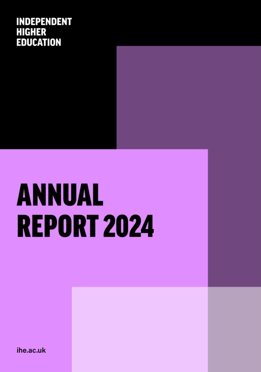 IHE Annual Report 2024 cover
