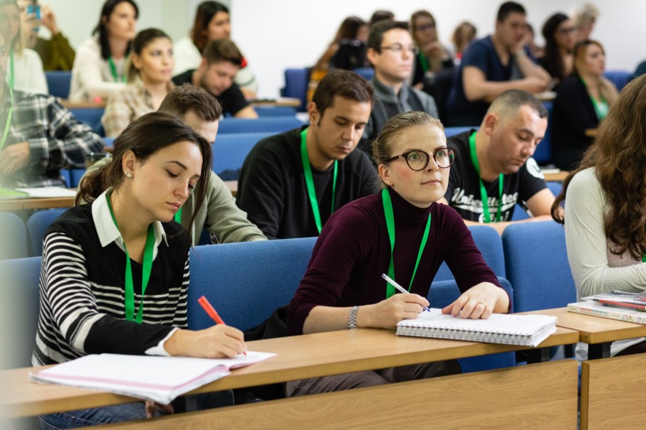 Students in classroom