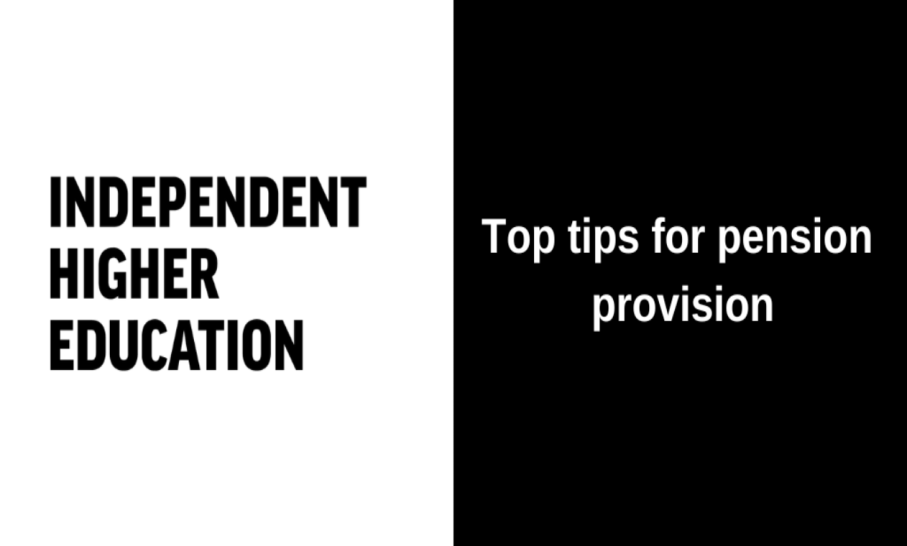 Top tips for pension provision