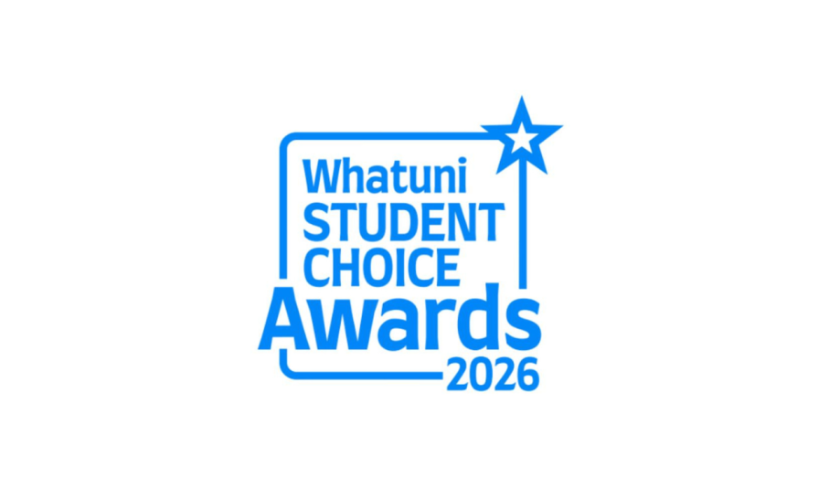 In a blue border, with a star upper right, it reads What Student Choice Awards 2026 