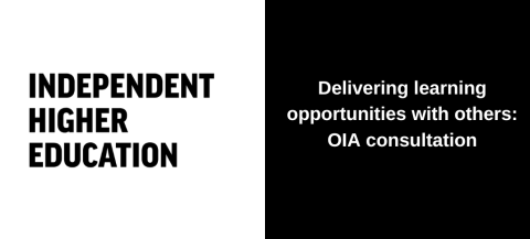 Delivering learning opportunities with others OIA consultation