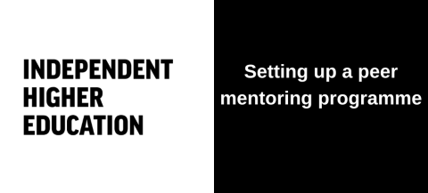 Setting up a peer mentoring programme