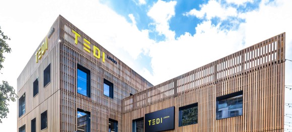 outside of the TEDI building