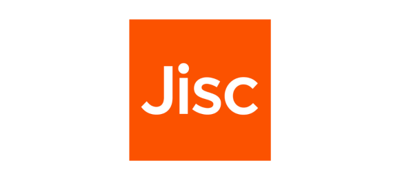 Jisc logo - an organge square box with 'Jisc' written in white text inside the box.