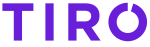 TIRO logo purple text