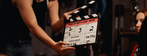 Students filming