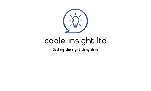 Logo: Coole Insight - Getting the right thing done