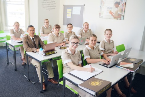 Students in classroom