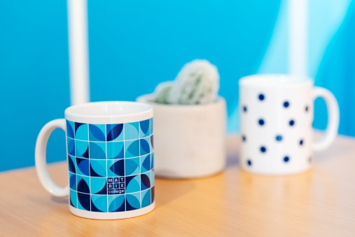 3 branded Matrix mugs