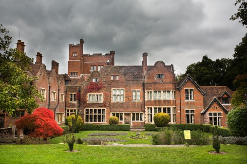Newbold campus - a red brick building surrounded by neat gardens
