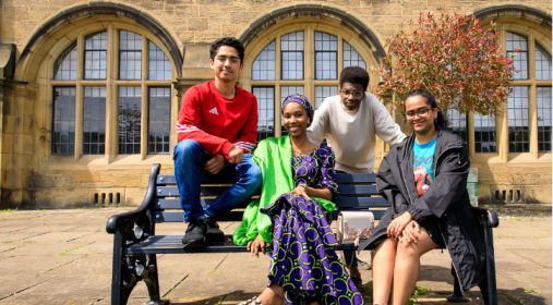 Students outside