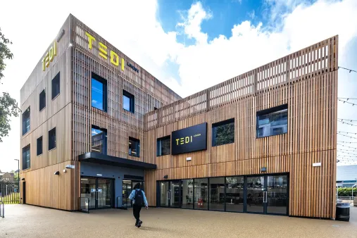 Front of TEDI building