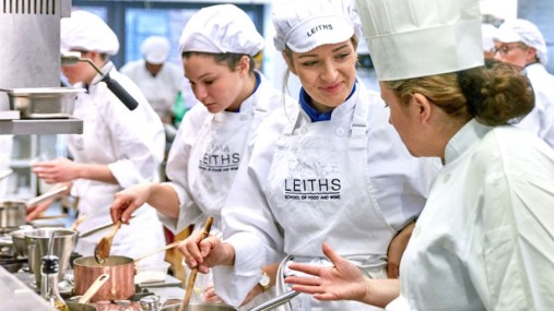 Cookery students